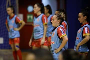 Derrota por la minina del Teldeportivo/TA.